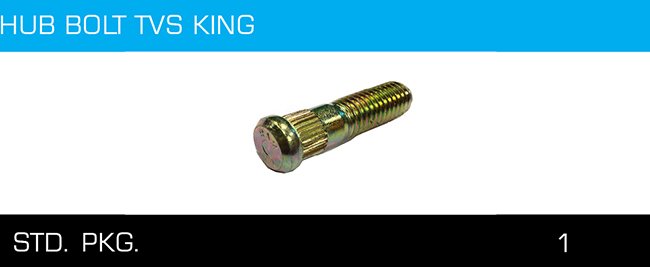 HUB BOLT TVS KING
